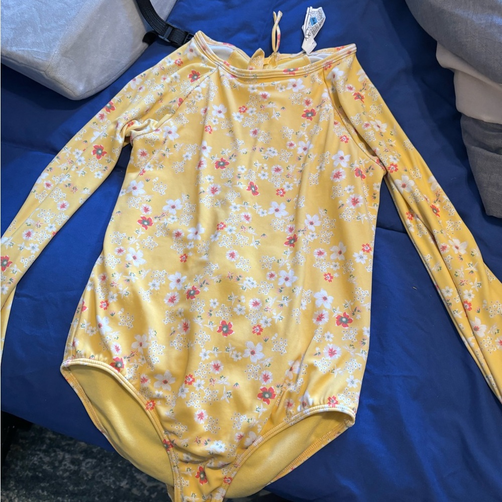 Size 10/m girls Roxy long sleeve bathing suit
